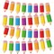 60 Pcs Back to School Pencil Banner Colorful Pencil Hanging Banner